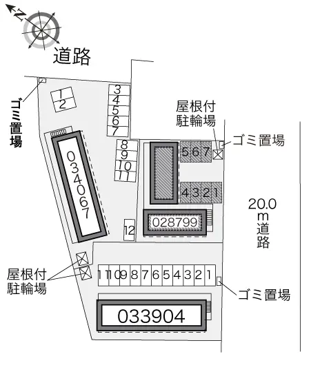 札幌市白石区菊水上町二条２丁目 月極駐車場